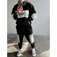 Oversize костюм з принтом