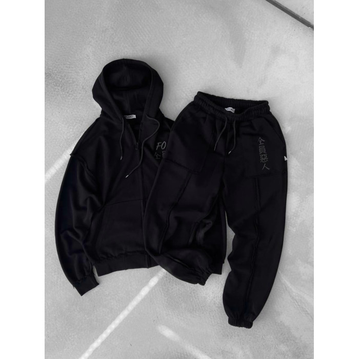Oversize костюм з акцентними швами