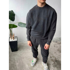 Oversize костюм з вивареної тканини