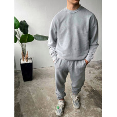 Oversize костюм з вивареної тканини