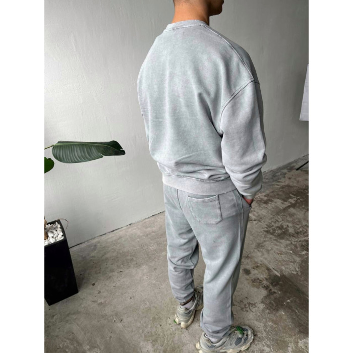 Oversize костюм з вивареної тканини