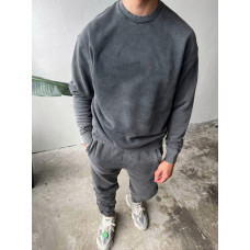 Oversize костюм з вивареної тканини