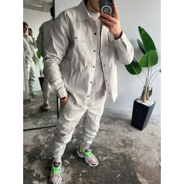 Oversize костюм з цупкого котону