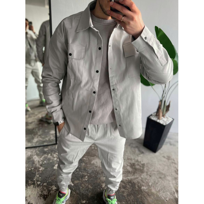 Oversize костюм з цупкого котону