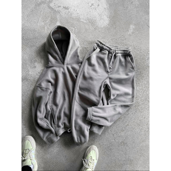 Флісовий oversize костюм