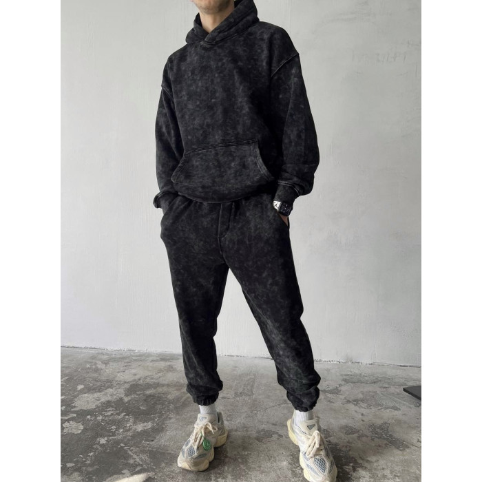 Oversize костюм з ефектом tie-dye