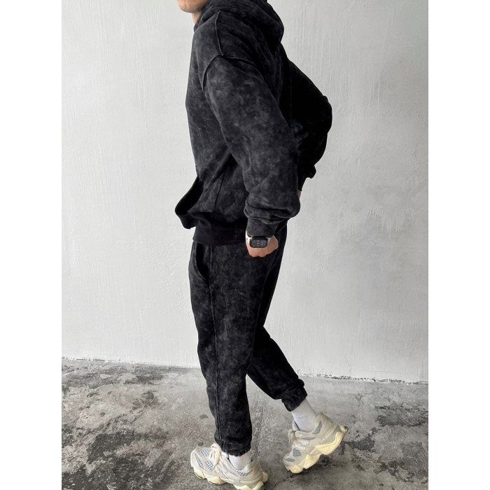 Oversize костюм з ефектом tie-dye