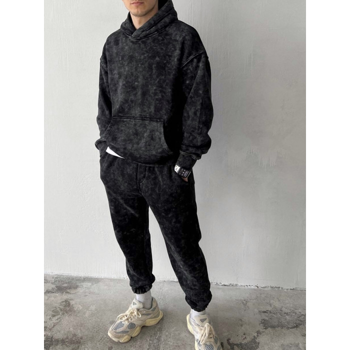 Oversize костюм з ефектом tie-dye