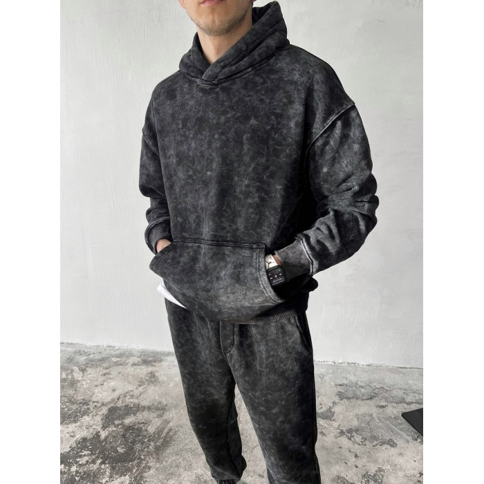 Oversize костюм з ефектом tie-dye
