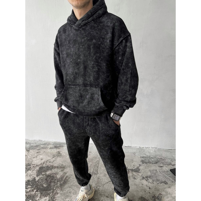 Oversize костюм з ефектом tie-dye