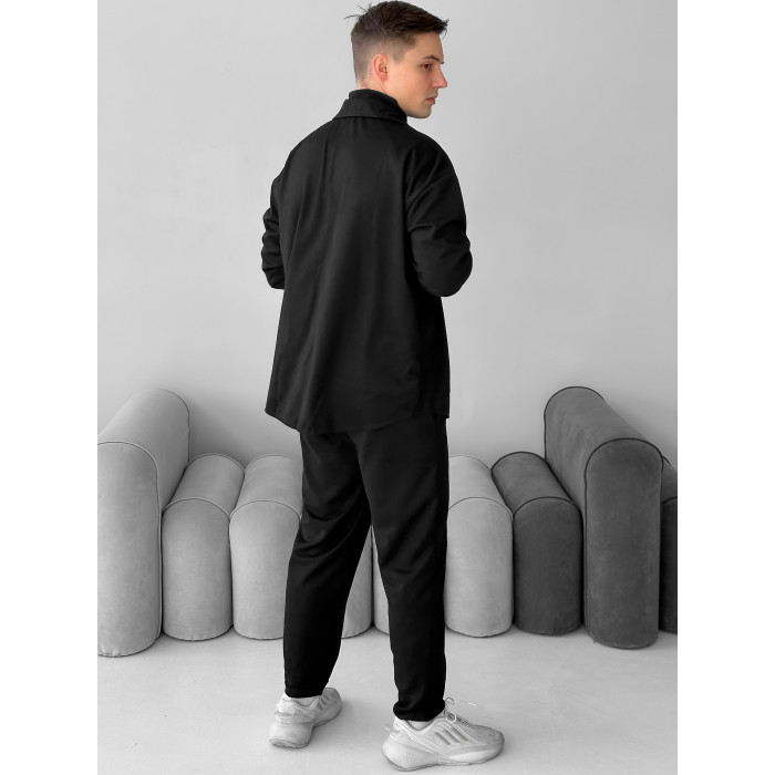 Замшевий oversize костюм