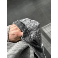 Флісовий оversize костюм з лампасами 