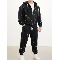 Oversize костюм з вишивкою