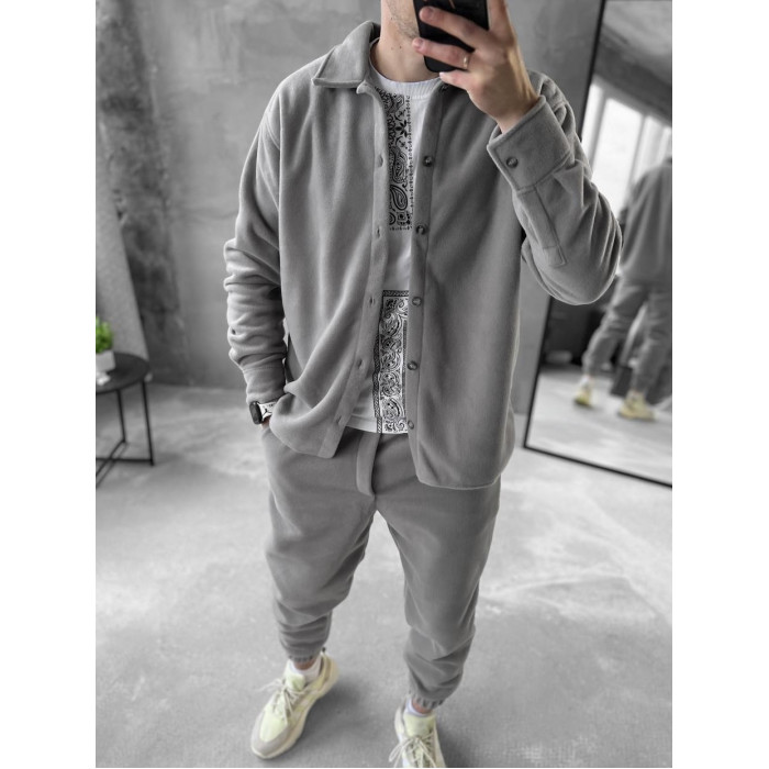 Флісовий oversize костюм