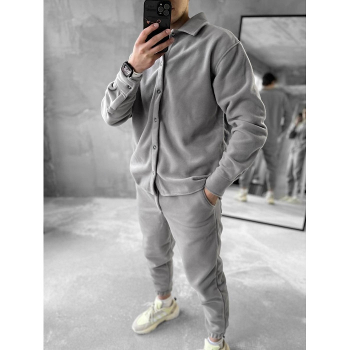 Флісовий oversize костюм
