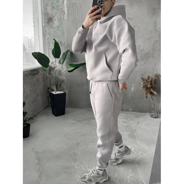 Oversize костюм з вишивкою
