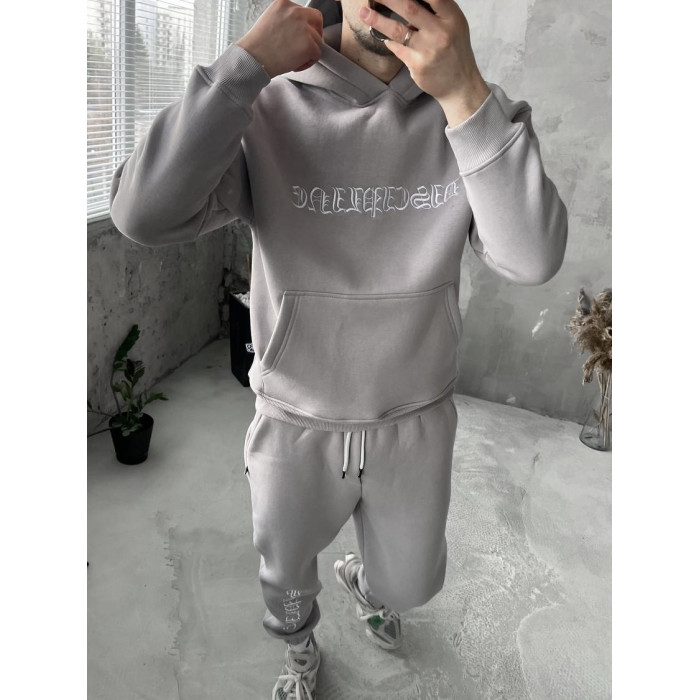 Oversize костюм з вишивкою