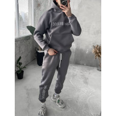 Oversize костюм з вишивкою