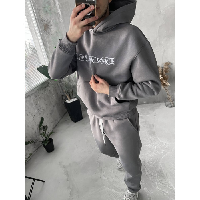 Oversize костюм з вишивкою
