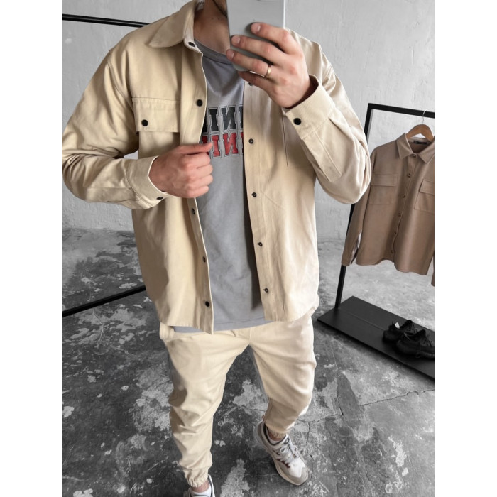 Oversize костюм з цупкого котону