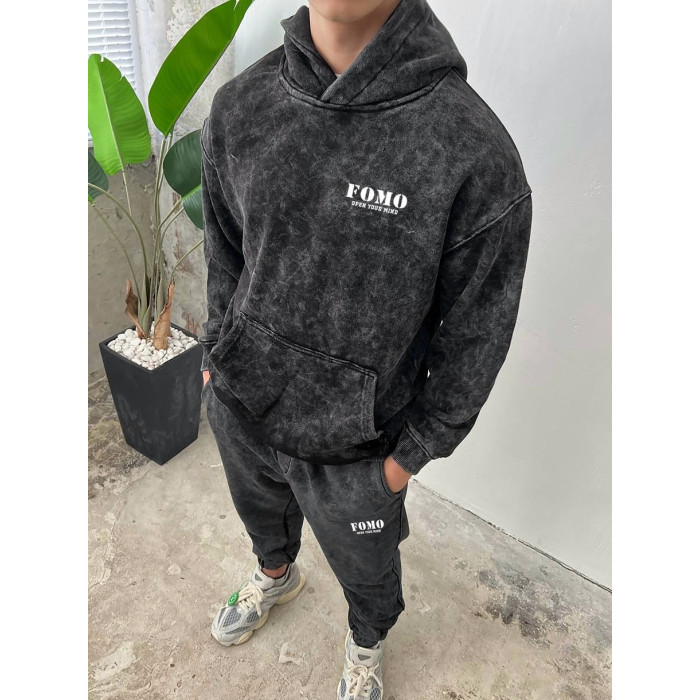 Oversize костюм з ефектом tie-dye