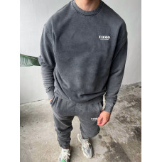Oversize костюм з вивареної тканини
