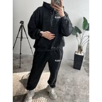 Oversize костюм з вивареної тканини