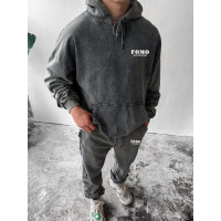 Oversize костюм з вивареної тканини