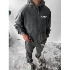 Oversize костюм з вивареної тканини