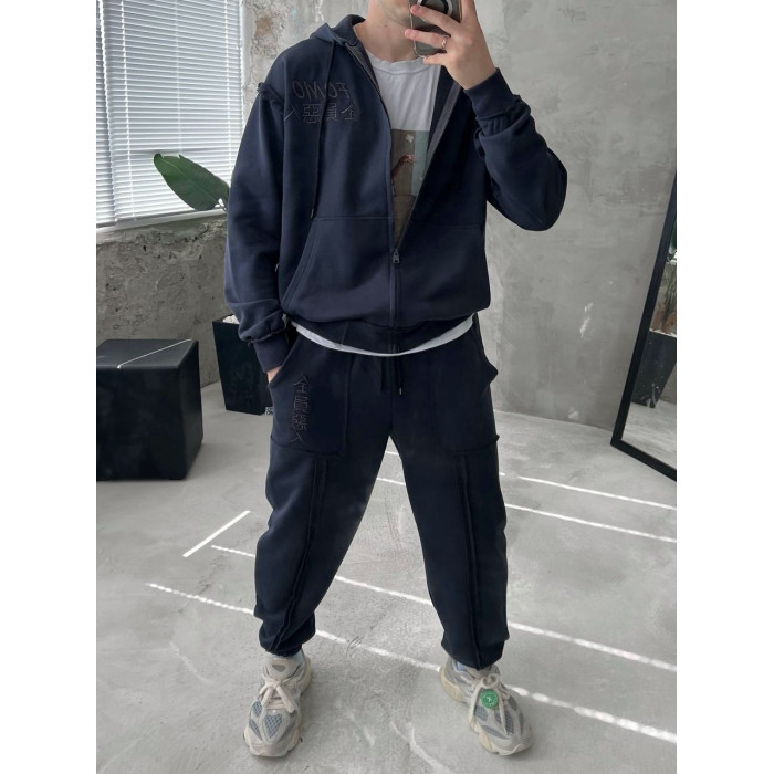 Oversize костюм з акцентними швами