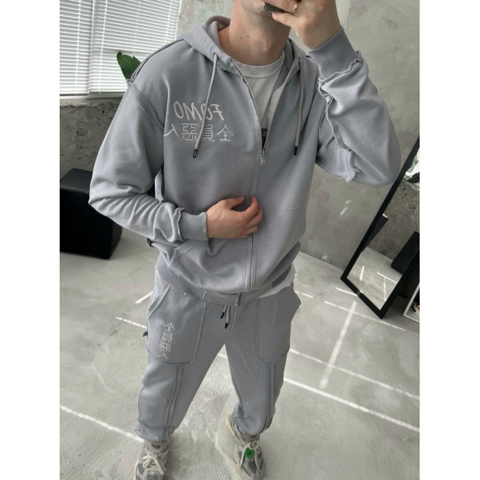 Oversize костюм з акцентними швами