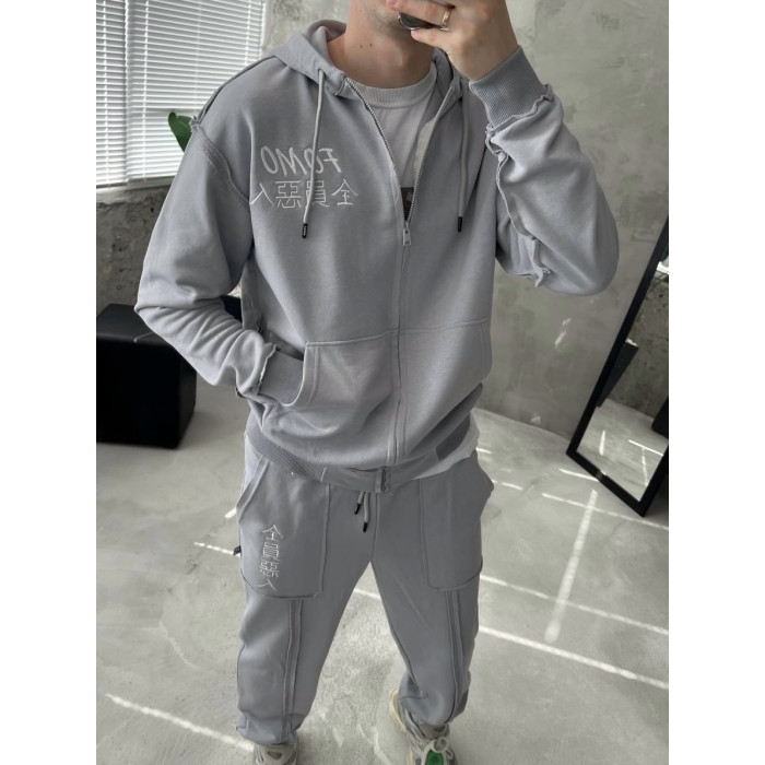 Oversize костюм з акцентними швами