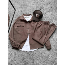 Oversize костюм з цупкого котону
