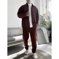Замшевий oversize костюм