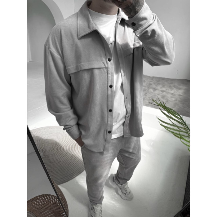Флісовий oversize костюм