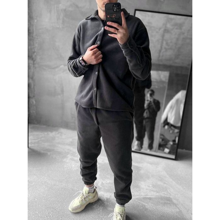 Флісовий oversize костюм
