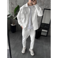Oversize костюм з накладними кишенями