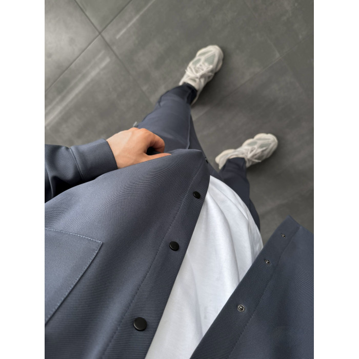 Oversize костюм з накладними кишенями