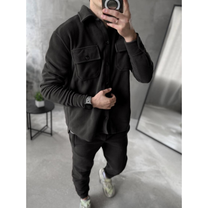 Флісовий oversize костюм