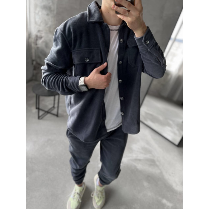 Флісовий oversize костюм