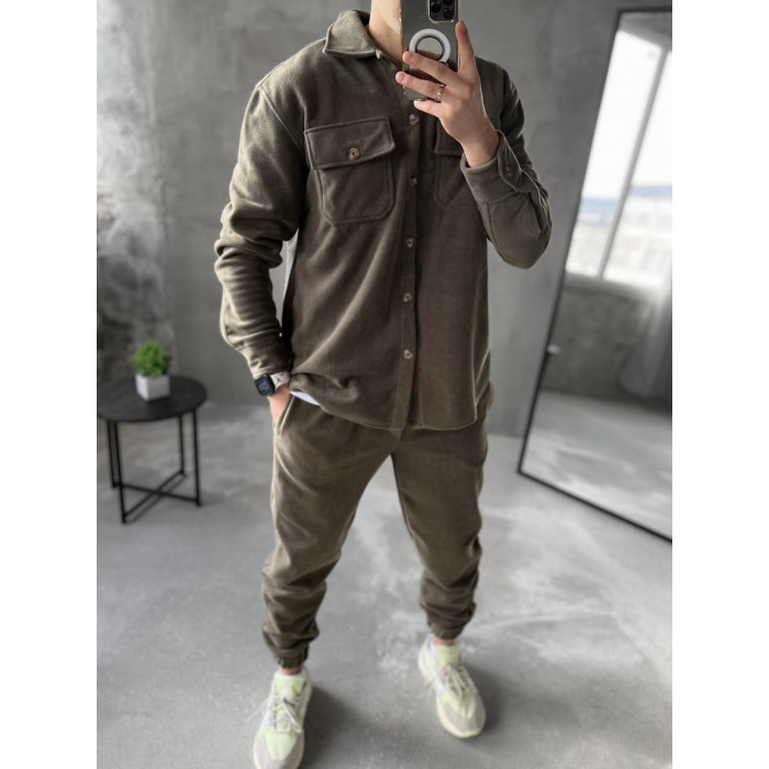 Флісовий oversize костюм