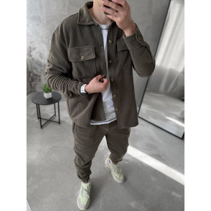 Флісовий oversize костюм