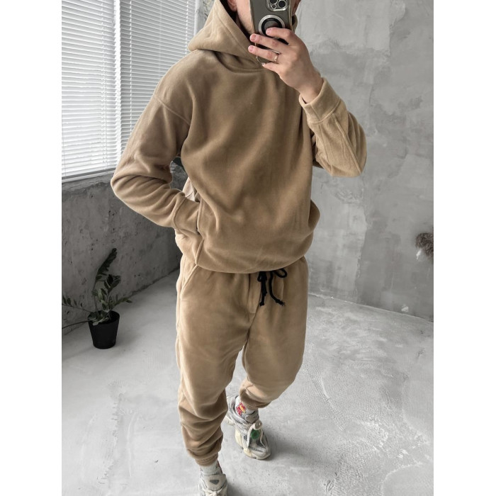 Флісовий oversize костюм