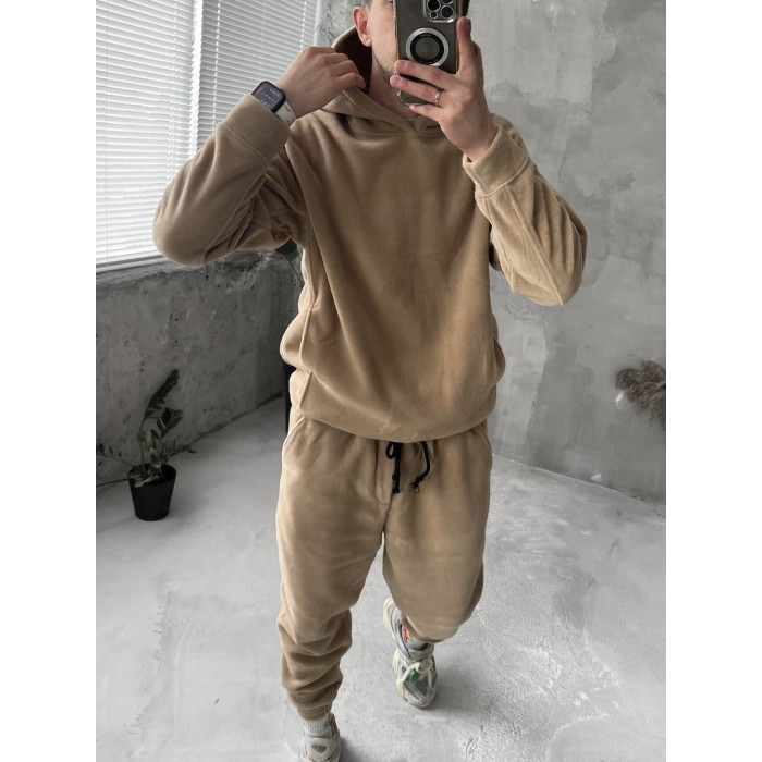 Флісовий oversize костюм