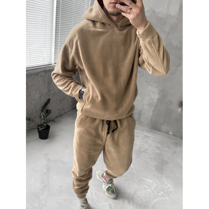 Флісовий oversize костюм