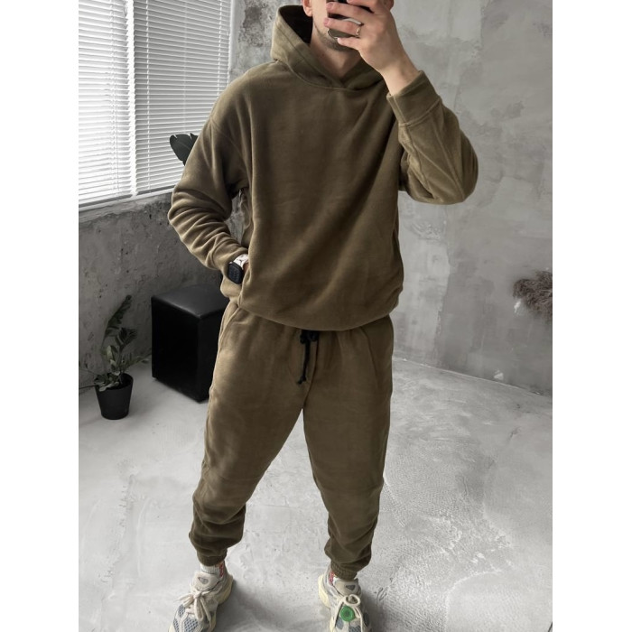 Флісовий oversize костюм