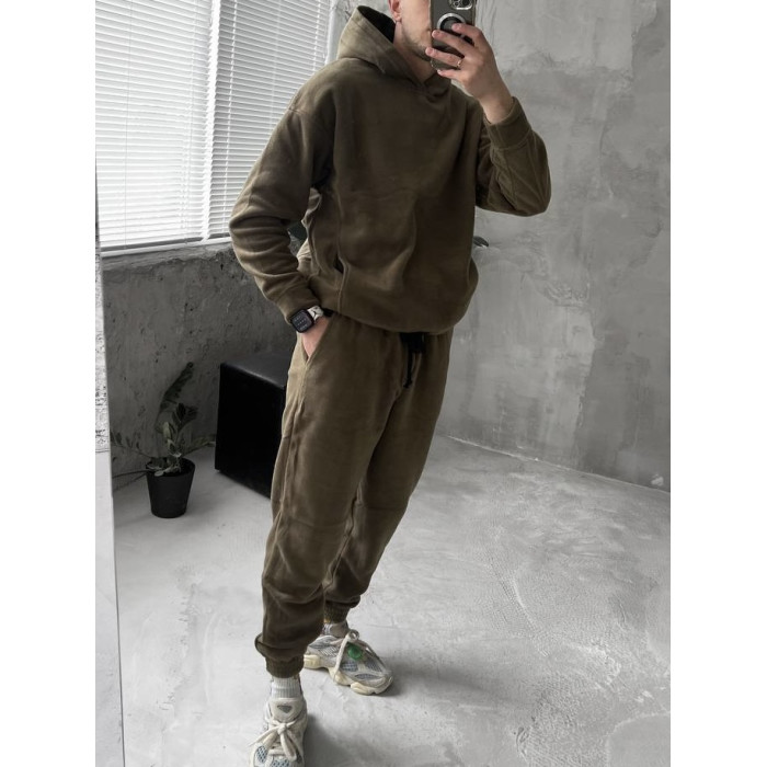 Флісовий oversize костюм