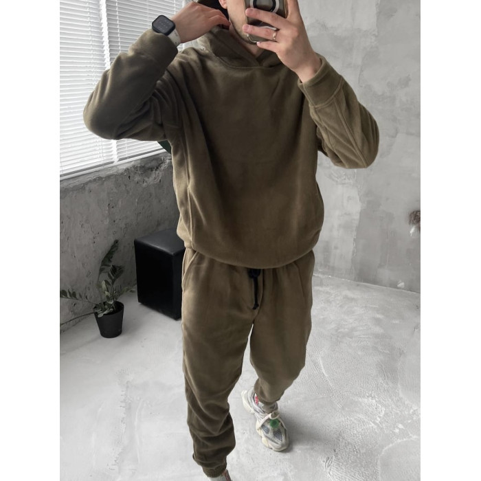 Флісовий oversize костюм