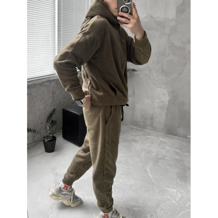 Флісовий oversize костюм