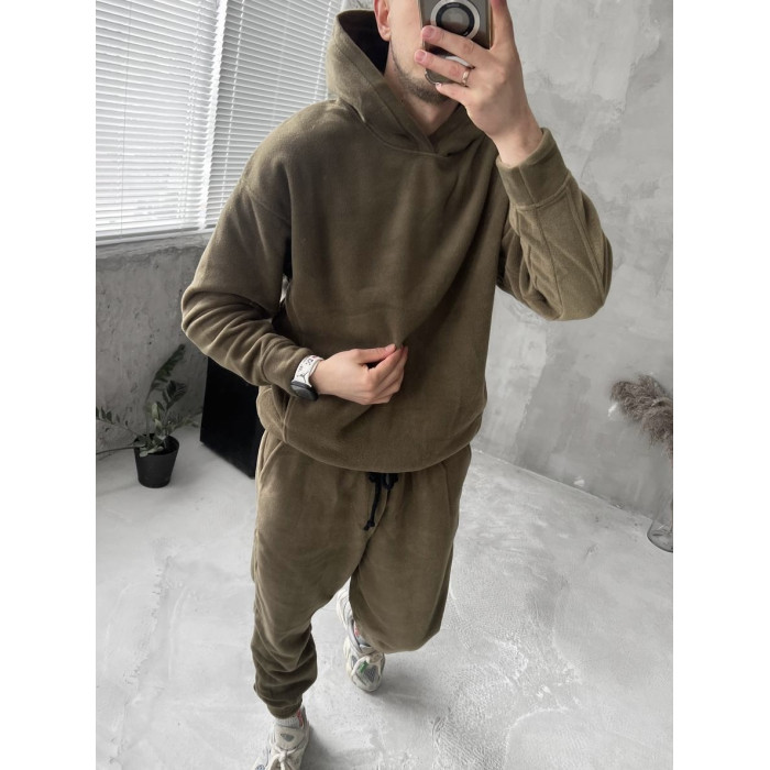 Флісовий oversize костюм